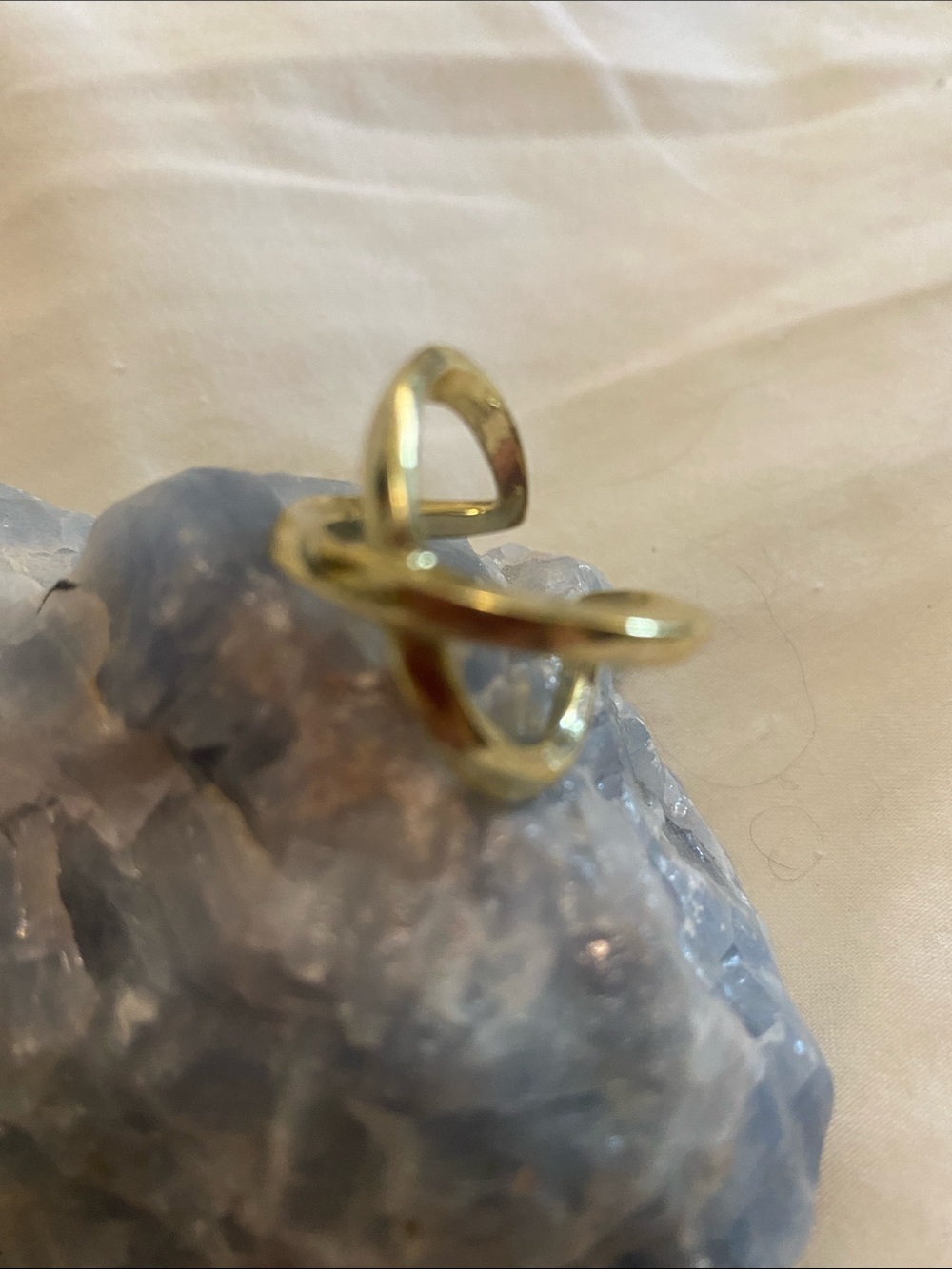 Gold Tone Adjustable Stackable Rings Set - Picture 5 of 5